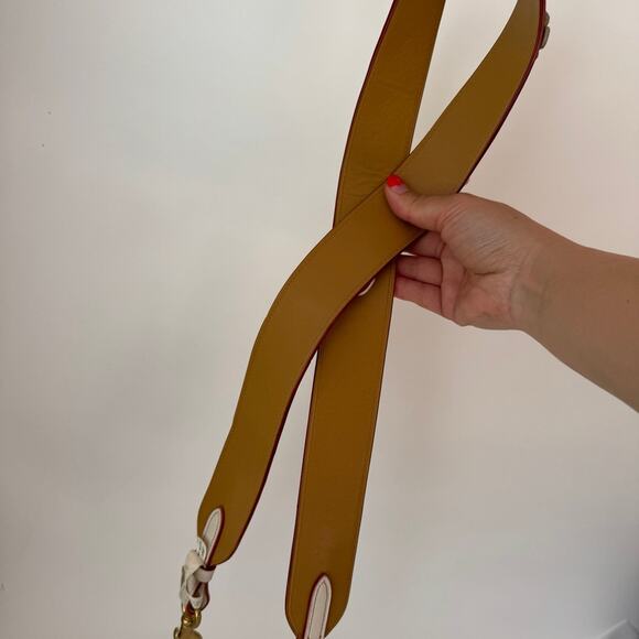 Coach Novelty Tea Rose Bag Replacement Strap Chalk HU - Picture 5 of 5